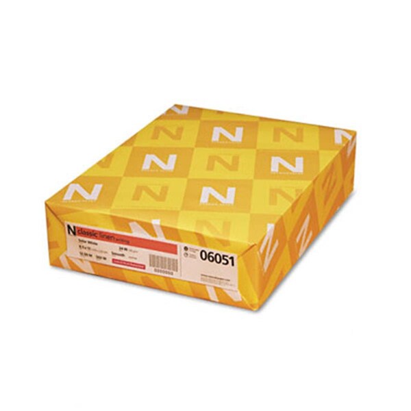 Neenah Paper 06051 Classic Linen Writing Paper- 24 lbs.- 8-1/2 x 11- Solar White- 500/Ream 6051 - main